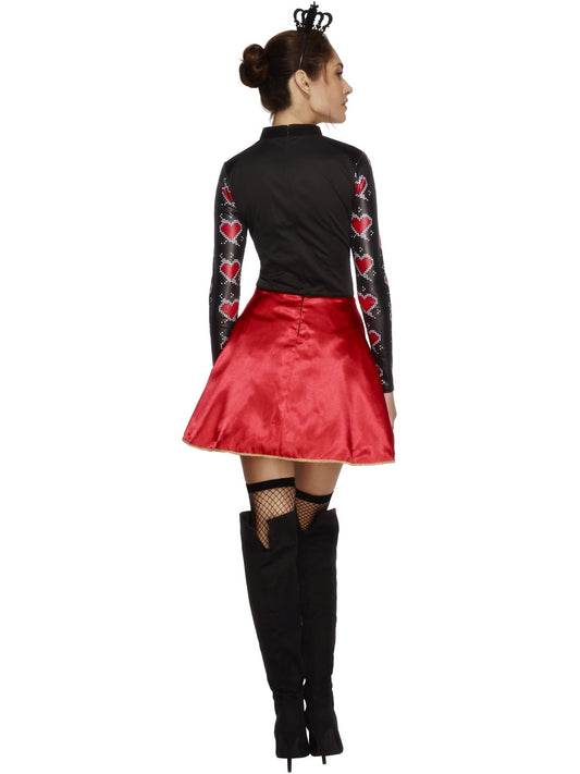 Fever Queen Of Hearts Costume with Dress