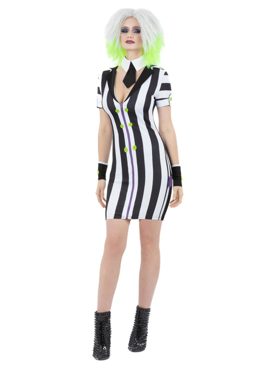 Beetlejuice Womens Shirt Dress Costume