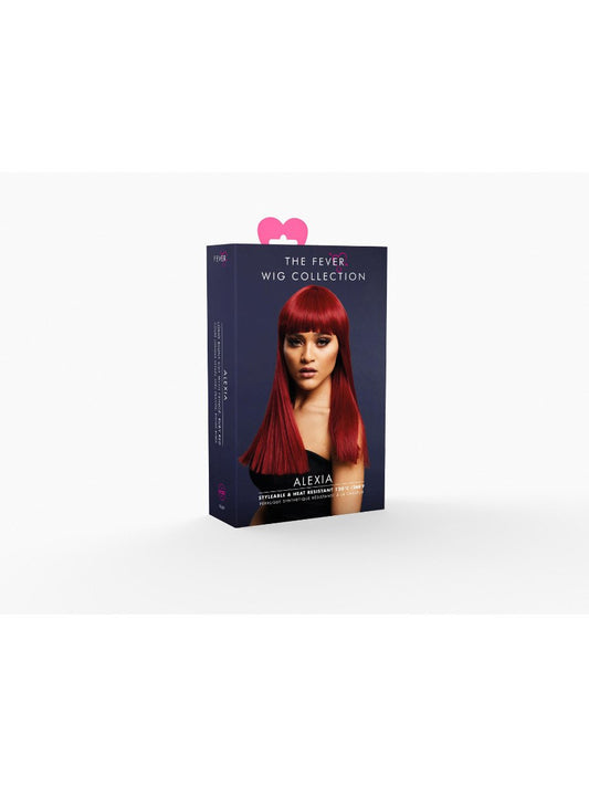 Fever Alexia Wig, Ruby Red Package
