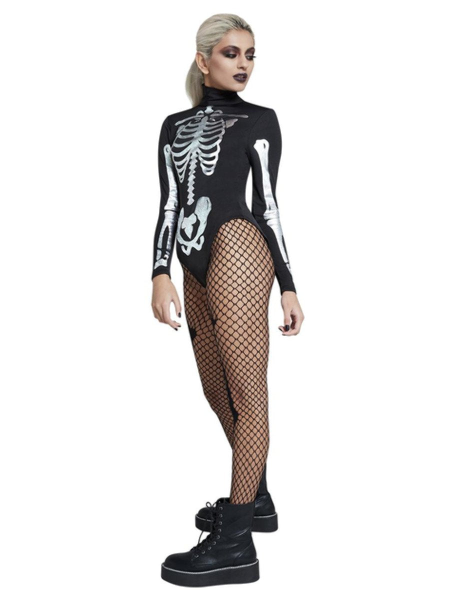 Ladies Fever Skeleton Costume Side Image