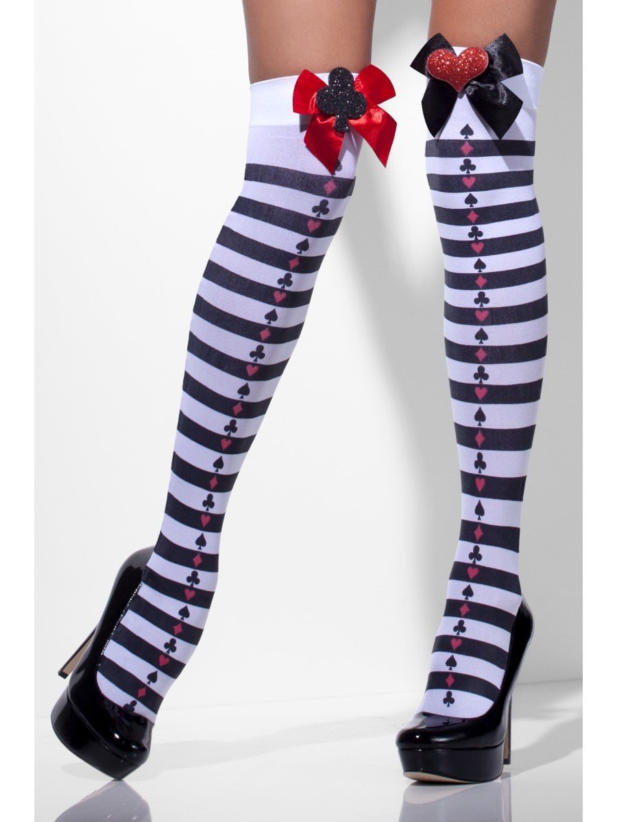 Black And White Opaque Hold Ups