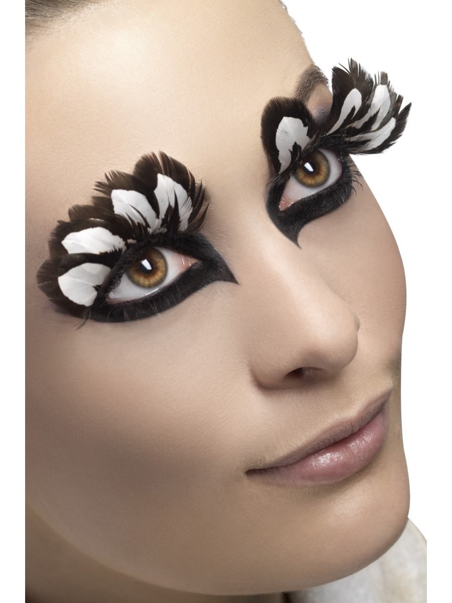 Eyelashes Feather Brown