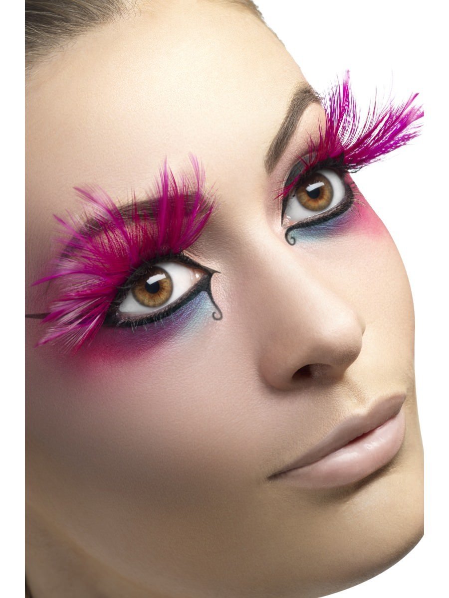 Eyelashes Feather Pink