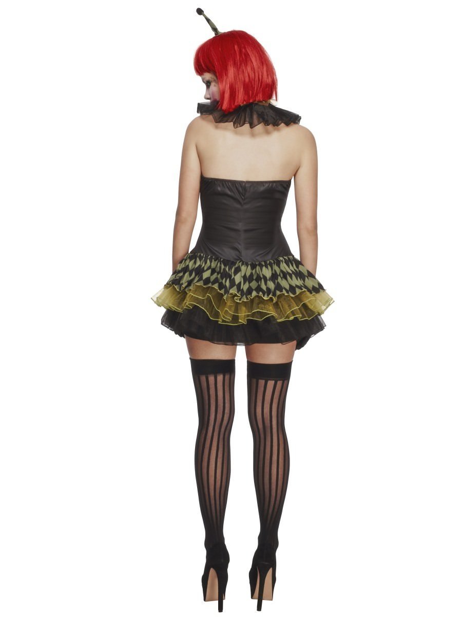 Fever Creepy Zombie Clown Back View