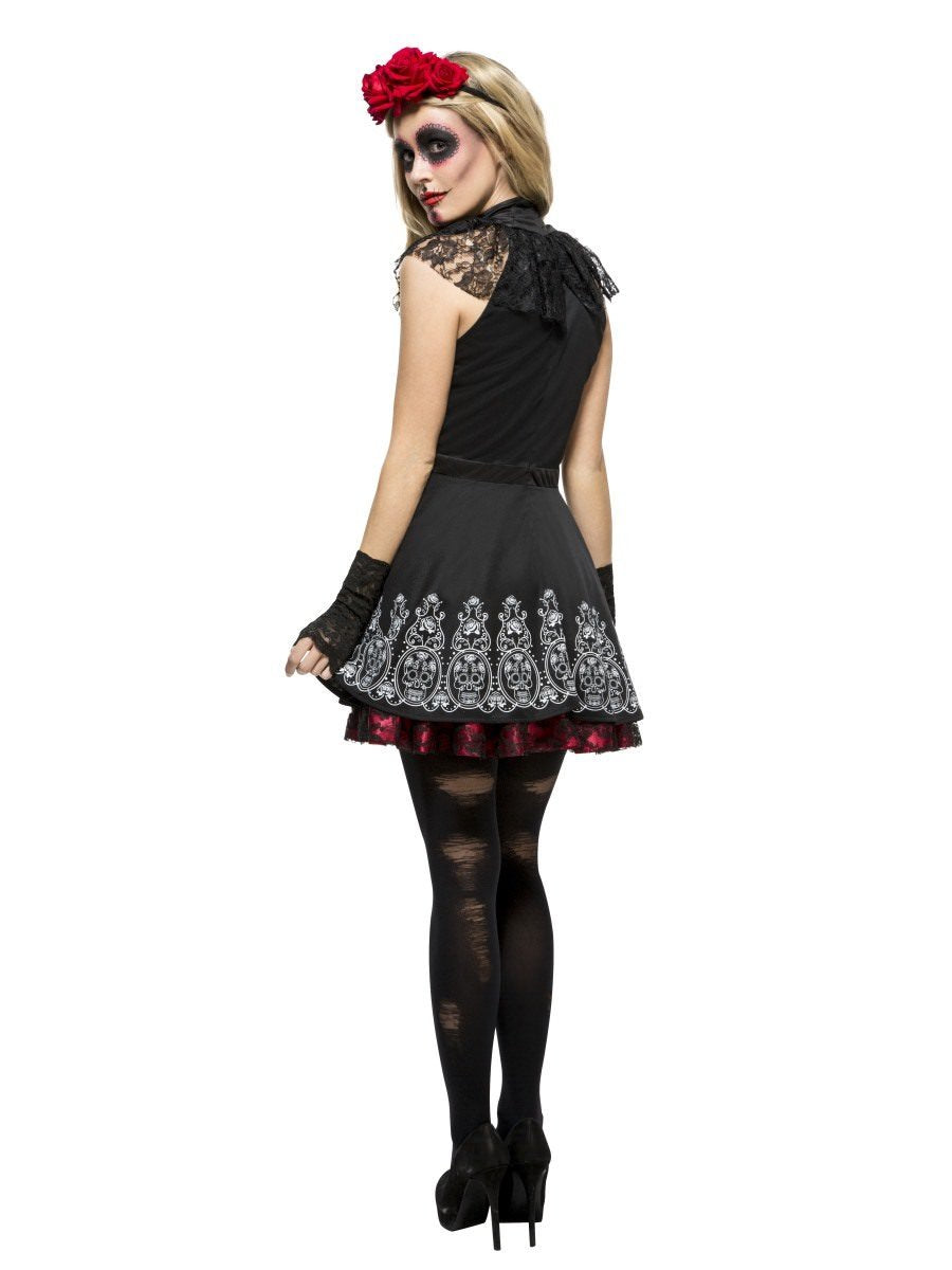 Fever Day Of The Dead Costume Back View