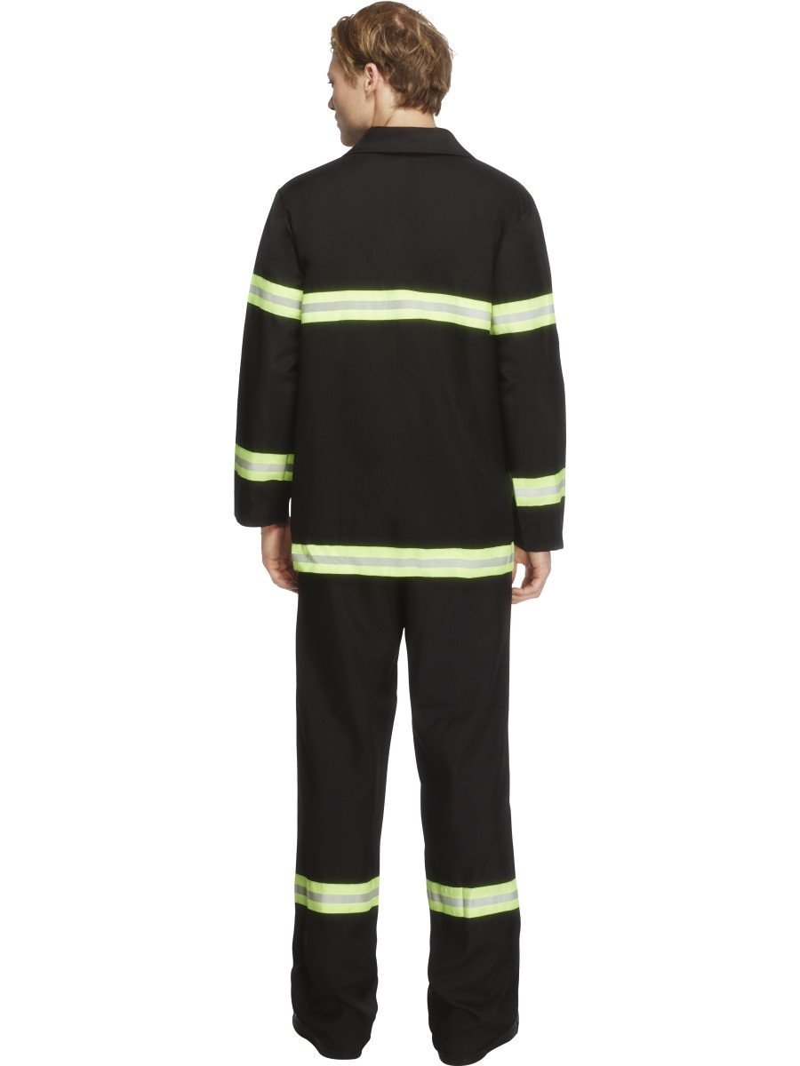 Fever Fireman Costume Back View