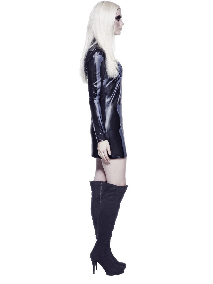 Fever Miss Whiplash Skeleton Costume Side View