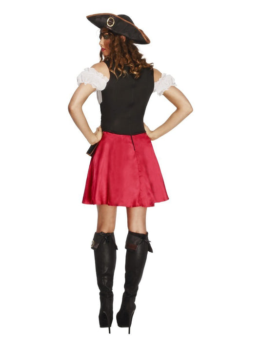Fever Pirate Wench Costume With Dress Back View