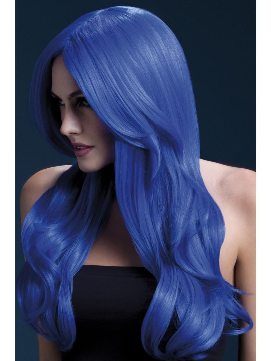 Neon Blue Fever Alexia Wig