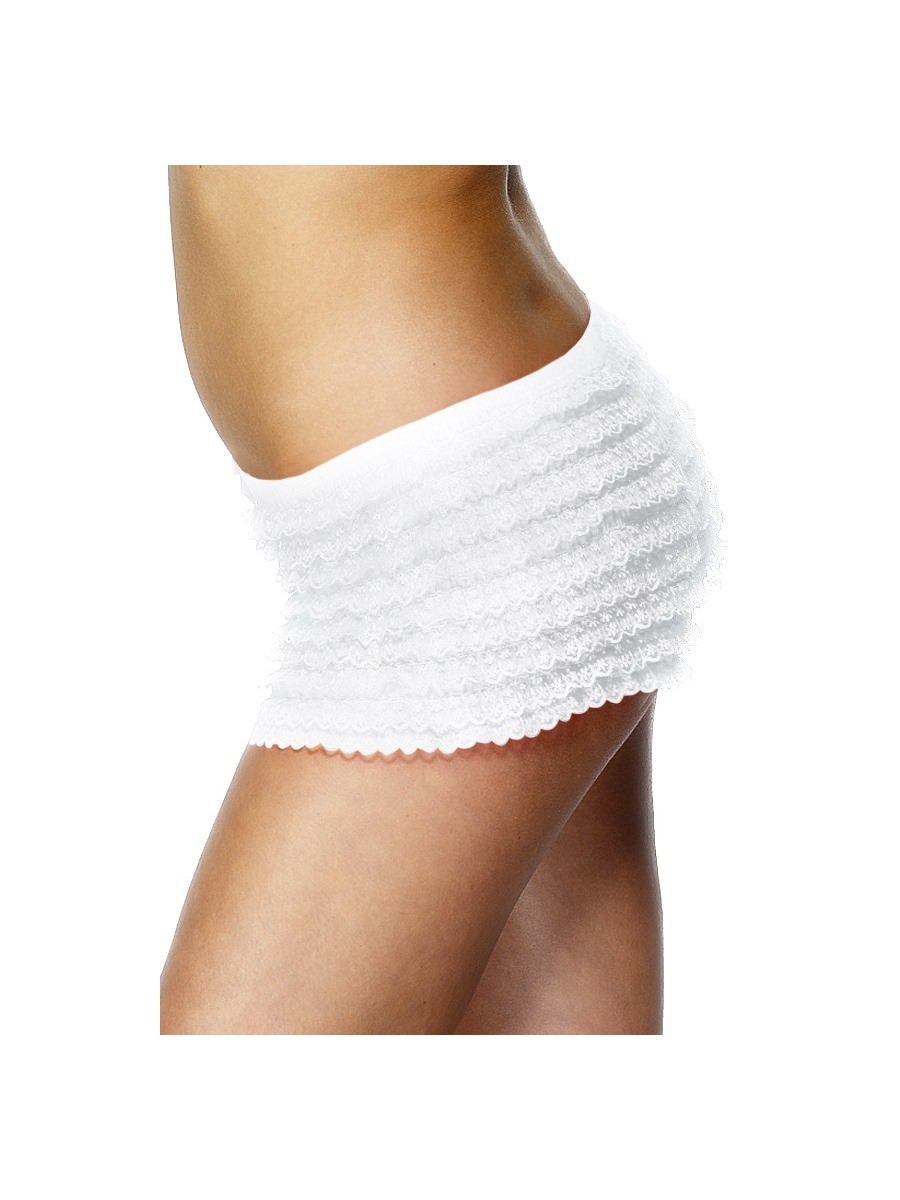 White Ruffled Panties