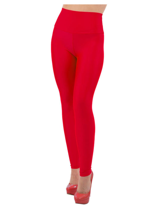 Fever High Waist Dance Leggings Red