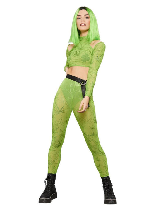 Fever Cannabis Sheer Crop Top & Leggings