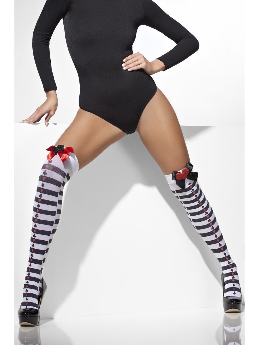 Black And White Opaque Hold Ups Alternative View1
