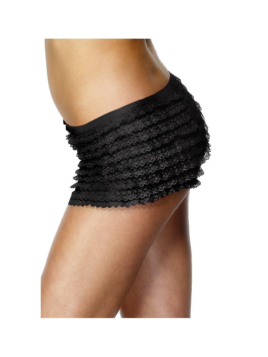 Black Ruffled Panties