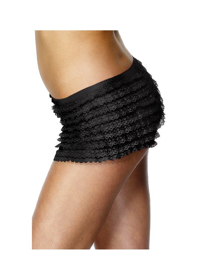 Black Ruffled Panties
