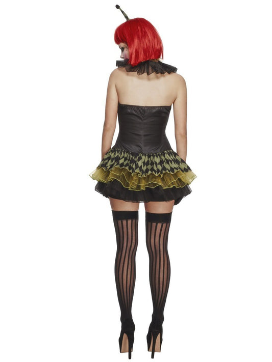 Fever Creepy Zombie Clown Back View