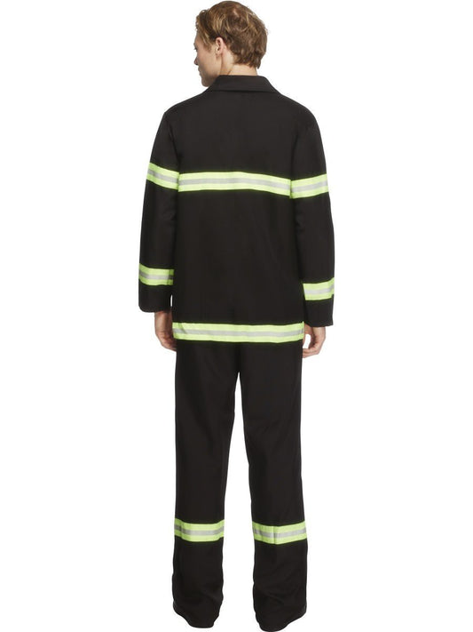 Fever Fireman Costume Back View