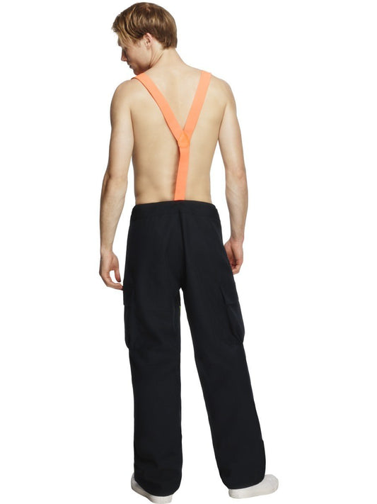 Fever Male Firefighter Costume Back View