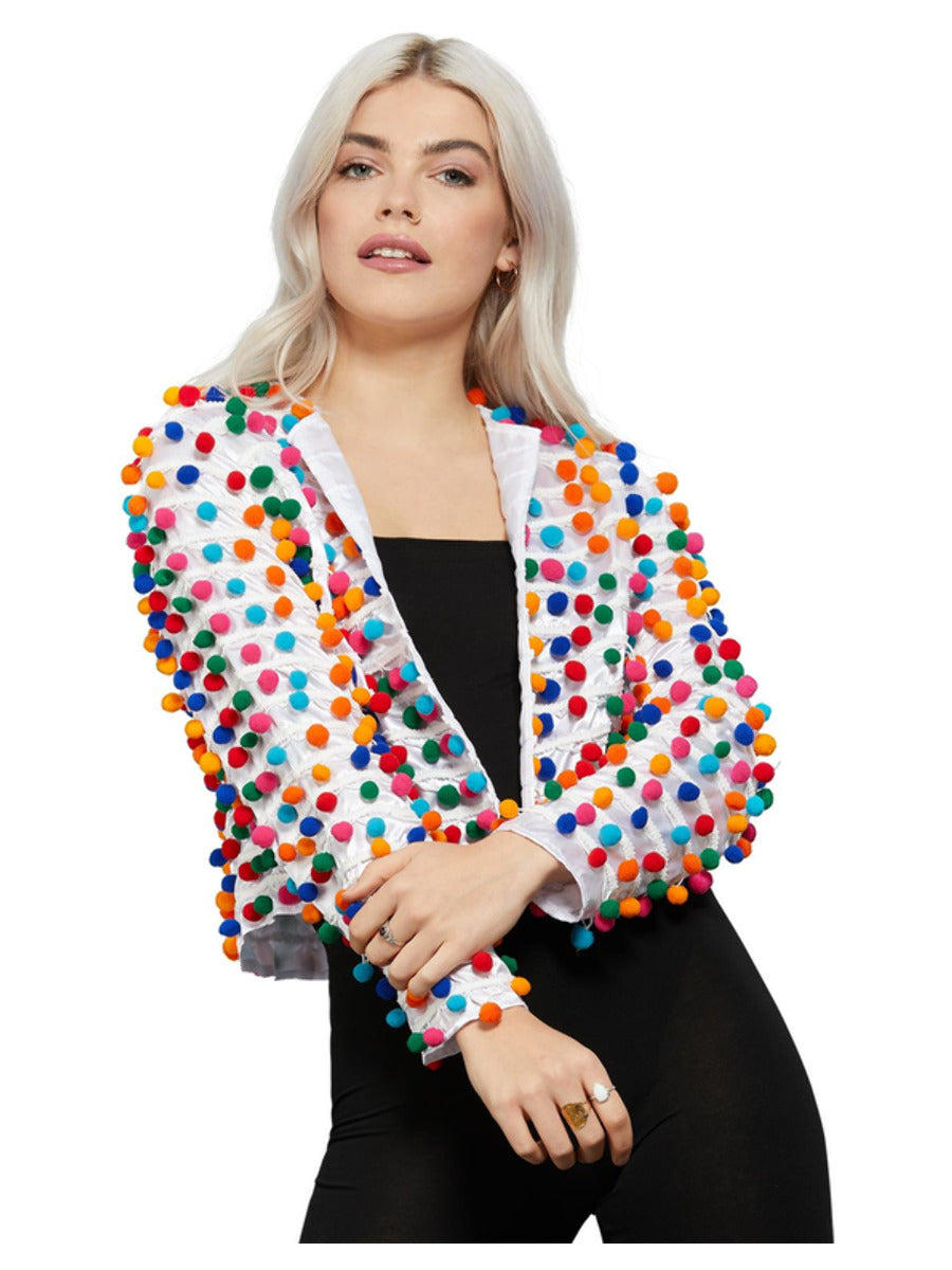 Colorful Pom-pom Jacket