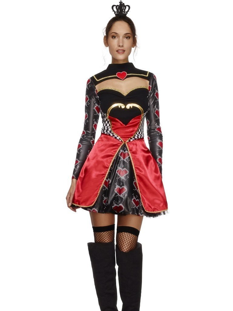 Fever Queen Of Hearts Costume With Dress
