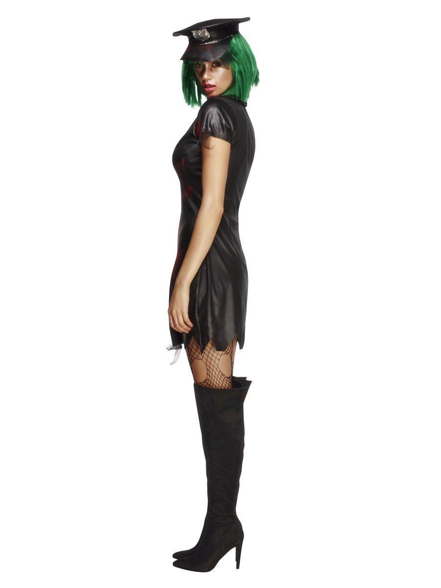 Fever Zombie Cop Costume Side View