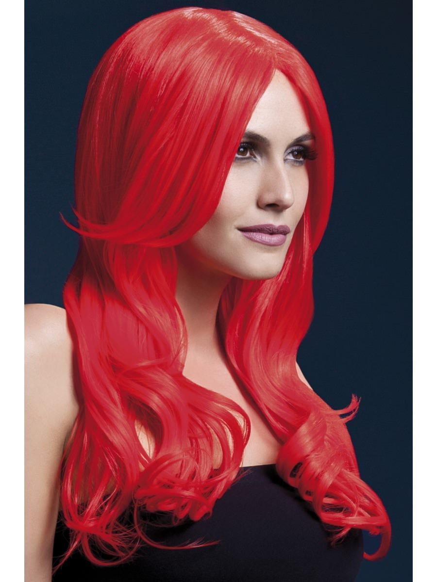 Neon Red Fever Khloe Wig