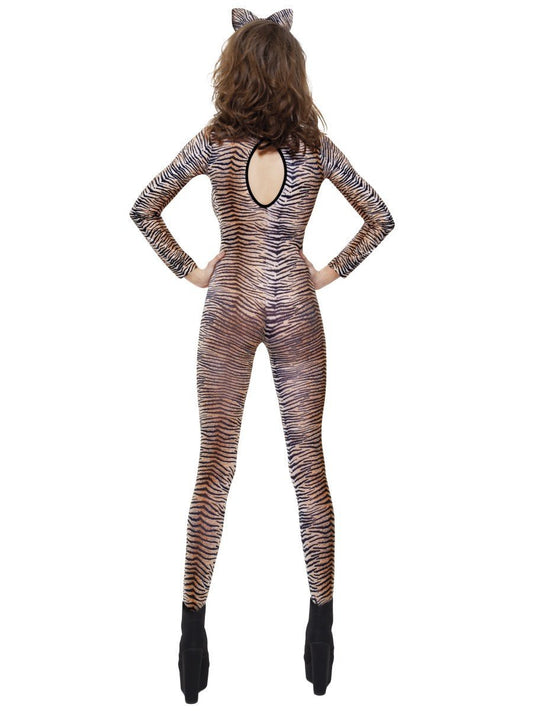 Tiger Print Bodysuit Back View