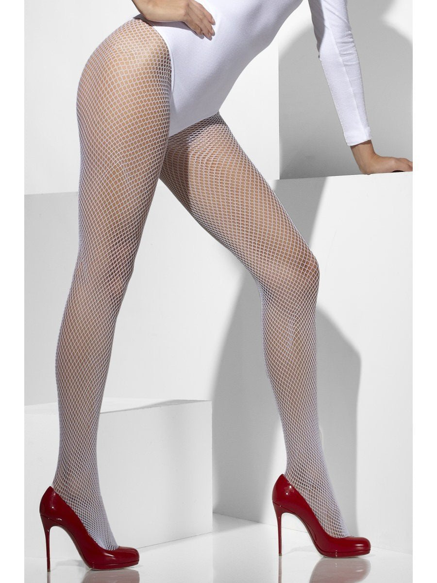 White Fishnet Tights - 42728   - Fever Collection